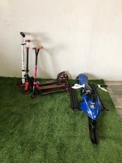 Lot 221  
            Edinburgh SR22 - Delivery Or Collection 

                
YAMAHA KIDS SKIDOO SLEDGE + THREE KIDS SCOOTERS: LOCATION - BIKE RACKS(COLLECTION...