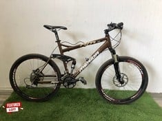Lot 48  
            Edinburgh SR22 - Delivery Or Collection 

                
MERIDA AM FULL SUSPENSION MOUNTAIN BIKE, 20" FRAME, 26" WHEELS, 21 SPEED TRIGGER ...