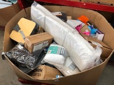 Lot 74  
            Edinburgh SR22 - Delivery Or Collection 

                
PALLET OF GENERAL GOODS TO INCLUDE VELVET SUIT HANGERS : LOCATION - LEFT RACK(COL...