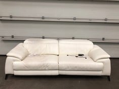 Lot 90  
            Edinburgh SR22 - Delivery Or Collection 

                
DFS.COM SNOW WHITE 3 SEATER POWER RECLINER SOFA ORIGINAL RRP £2350:: LOCATION - S...