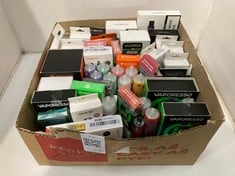 Lot 13  
            Edinburgh SR22 - Collection Only 

                
QUANTITY OF VAPE ITEMS TO INCLUDE VAPORESSO XROS 5 VAPING KIT, COMPACT, SMART, UP...