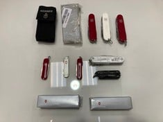 Lot 41  
            Edinburgh SR22 - Collection Only 

                
QUANTITY OF POCKET KNIVES TO INCLUDE VICTORINOX POCKET KNIFE (18+ ID REQUIRED) - ...