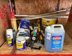 Lot 49  
            Edinburgh SR22 - Collection Only 

                
QUANTITY OF TOOLS & HOME IMPROVEMENT ITEMS TO INCLUDE PARTNER P HEDGE TRIMMER HG5...