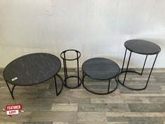 Lot 63  
            Edinburgh SR22 - Collection Only 

                
ASTLEY NESTING COFFEE TABLE ORIGINAL RRP £264 - COLLECTION ONLY - LOCATION PHOTO ...