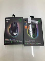 Lot 163  
            Edinburgh SR34 - Delivery Only 

                
2 X RAZER BASILISK V3 PRO - CUSTOMIZABLE WIRELESS GAMING MOUSE HYPERSCROLL TILT W...