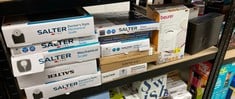 Lot 186  
            Edinburgh SR34 - Delivery Only 

                
QUANTITY OF KITCHEN & APPLIANCES TO INCLUDE SALTER DIGITAL BATHROOM SCALE – EASY ...