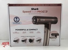 Lot 19  
            Edinburgh SR34 - Delivery Only 

                
SHARK SPEEDSTYLE PRO FLEX HAIR DRYER, HIGH PERFORMANCE HIGH-VELOCITY HAIR-DRYER 4...