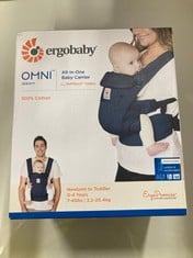 Lot 219  
            Edinburgh SR34 - Delivery Only 

                
ERGOBABY OMNI DREAM BABY CARRIER FOR NEWBORNS FROM BIRTH TO 20.4 KG, 4 POSITIONS ...