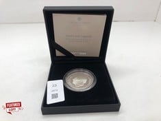 Lot 23  
            Edinburgh SR34 - Delivery Only 

                
THE ROYAL MINT MYTHS & LEGENDS KING ARTHUR 2023 UK 1 OZ SILVER PROOF COIN ORIGINA...