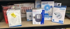Lot 266  
            Edinburgh SR34 - Delivery Only 

                
QUANTITY OF HEALTH & BEAUTY ITEMS TO INCLUDE BEURER BM 25 UPPER ARM BLOOD PRESSUR...