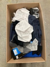 Lot 269  
            Edinburgh SR34 - Delivery Only 

                
QUANTITY OF CLOTHING & APPAREL ITEMS TO INCLUDE MITRE JUNIOR DIVISION PLAIN SOCK ...