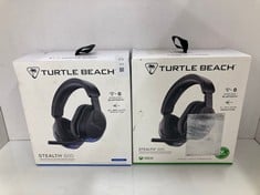 Lot 271  
            Edinburgh SR34 - Delivery Only 

                
X 2 TURTLE BEACH STEALTH 600 BLACK PLAYSTATION WIRELESS GAMING HEADSET WITH UP TO...