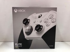 Lot 295  
            Edinburgh SR34 - Delivery Only 

                
XBOX ELITE BLUETOOTH WIRELESS CONTROLLER SERIES 2 - CORE EDITION (WHITE) FOR PC, ...
