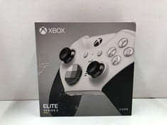 Lot 297  
            Edinburgh SR34 - Delivery Only 

                
XBOX ELITE BLUETOOTH WIRELESS CONTROLLER SERIES 2 - CORE EDITION (WHITE) FOR PC, ...