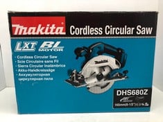 Lot 29  
            Edinburgh SR34 - Delivery Only 

                
MAKITA DHS680Z 18V LI-ION LXT 165MM BRUSHLESS CIRCULAR SAW 18 + ID REQUIRED : LOC...