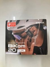 Lot 331  
            Edinburgh SR34 - Delivery Only 

                
SENA BIKOM 20 OUTDOOR MESH COMMUNICATION SYSTEM, LIGHTWEIGHT, WEIGHING ONLY 20 GR...