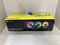 Lot 336  
            Edinburgh SR34 - Delivery Only 

                
CORSAIR ICUE H150I ELITE CAPELLIX XT LIQUID CPU COOLER - THREE AF120 RGB ELITE FA...