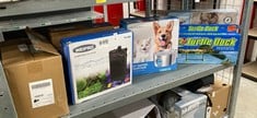Lot 346  
            Edinburgh SR34 - Delivery Only 

                
QUANTITY OF PET PRODUCTS ITEMS TO INCLUDE ZOOMED ZOO MED TL-36 TURTLE DOCK, MEDIU...