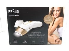 Lot 39  
            Edinburgh SR34 - Delivery Only 

                
BRAUN IPL SILK-EXPERT PRO 5, AT HOME HAIR REMOVAL, ALTERNATIVE FOR LASER HAIR REM...