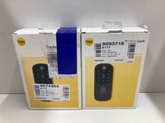 Lot 407  
            Edinburgh SR34 - Delivery Only 

                
2 X YALE SMART LIVING YD-01-CON-BL KEYLESS CONNECTED READY SMART DOOR LOCK, 60MM ...