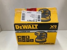 Lot 414  
            Edinburgh SR34 - Delivery Only 

                
DEWALT XR PALM SANDER 18 + ID REQUIRED : LOCATION - G