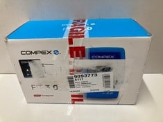 Lot 431  
            Edinburgh SR34 - Delivery Only 

                
COMPEX FIT 3.0 TENS MACHINE FOR MUSCLE STIMULATION: LOCATION - G
