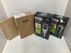 Lot 434  
            Edinburgh SR34 - Delivery Only 

                
QUANTITY OF HEALTH & BEAUTY ITEMS TO INCLUDE WAHL AQUA BLADE STUBBLE AND BEARD TR...