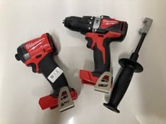 Lot 435  
            Edinburgh SR34 - Delivery Only 

                
MILWAUKEE BRUSHLESS CORDLESS DRILL + MILWAUKEE CORDLESS IMPACT DRIVER 18 + ID REQ...