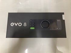 Lot 436  
            Edinburgh SR34 - Delivery Only 

                
EVO 8 USB AUDIO INTERFACE EXTERNAL SOUND CARD FOR MUSIC PRODUCTIONS (4 IN / 4 OUT...