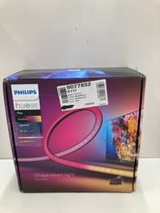 Lot 454  
            Edinburgh SR34 - Delivery Only 

                
PHILIPS HUE GRADIENT LIGHTSTRIP FOR 55 INCH TVS, SYNC WITH MEDIA AND GAMING, LED ...
