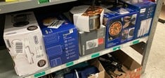 Lot 481  
            Edinburgh SR34 - Delivery Only 

                
QUANTITY OF KITCHEN & APPLIANCES ITEMS TO INCLUDE RUSSELL HOBBS INSPIRE 2 SLICE T...