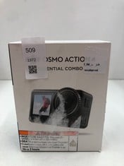 Lot 509  
            Edinburgh SR34 - Delivery Only 

                
DJI OSMO ACTION 4 ESSENTIAL, ACTION CAMERA 4K/120FPS WITH A 1/1.3-INCH SENSOR, ST...