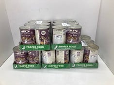 Lot 552  
            Edinburgh SR34 - Delivery Only 

                
5 X LILY'S KITCHEN MADE WITH NATURAL INGREDIENTS WET DOG FOOD TIN SENIOR RECIPE W...