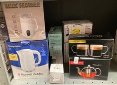 Lot 594  
            Edinburgh SR34 - Delivery Only 

                
QUANTITY OF KITCHEN & APPLIANCES ITEMS TO INCLUDE RUSSELL HOBBS HONEYCOMB ELECTRI...