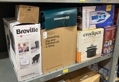 Lot 599  
            Edinburgh SR34 - Delivery Only 

                
QUANTITY OF KITCHEN & APPLIANCES ITEMS TO INCLUDE RUSSELL HOBBS STEAM IRON [2600W...