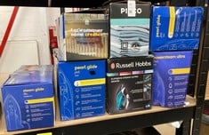 Lot 69  
            Edinburgh SR34 - Delivery Only 

                
QUANTITY OF KITCHEN & APPLIANCES ITEMS TO INCLUDE RUSSELL HOBBS DUAL VOLTAGE STEA...