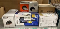 Lot 117  
            Edinburgh SR24 - Delivery Only 

                
QUANTITY OF KITCHEN & APPLIANCES ITEMS TO INCLUDE BREVILLE SUPERSTEAM STEAM IRON ...