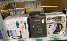 Lot 126  
            Edinburgh SR24 - Delivery Only 

                
QUANTITY OF KITCHEN & APPLIANCES ITEMS TO INCLUDE DAEWOO 1.7L CORDLESS KETTLE WIT...
