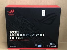 Lot 142  
            Edinburgh SR24 - Delivery Only 

                
ASUS ROG MAXIMUS Z790 HERO INTEL® Z790 LGA 1700 ATX MOTHERBOARD, 20 + 1 POWER STA...
