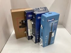 Lot 174  
            Edinburgh SR24 - Delivery Only 

                
QUANTITY OF HEALTH & BEAUTY ITEMS TO INCLUDE ORAL-B VITALITY PRO ELECTRIC TOOTHBR...
