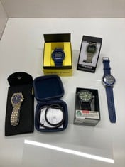 Lot 184  
            Edinburgh SR24 - Delivery Only 

                
QUANTITY OF WATCHES ITEMS TO INCLUDE TIMEX EXPEDITION ACADIA MEN'S 40MM WATCH TW4...