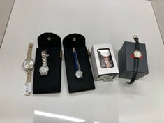 Lot 185  
            Edinburgh SR24 - Delivery Only 

                
QUANTITY OF WATCHES TO INCLUDE TIMEX STAINLESS STEEL BLACK GOLD WATCH: LOCATION -...