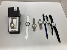 Lot 190  
            Edinburgh SR24 - Delivery Only 

                
QUANTITY OF WATCHES TO INCLUDE ARMITRON STAINLESS STEEL SILVER GOLD WATCH : LOCAT...