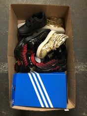 Lot 271  
            Edinburgh SR24 - Delivery Only 

                
QUANTITY OF CHILDREN'S FOOTWEAR ITEMS TO INCLUDE NIKE AIR MAX PLUS TN TRAINERS SI...