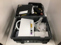 Lot 278  
            Edinburgh SR24 - Delivery Only 

                
QUANTITY OF TECH & GAMING ITEMS TO INCLUDE TECHNICOLOR XLN FIBRE DGA0122NLK ( CRA...