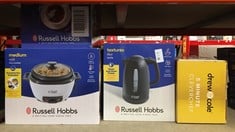Lot 291  
            Edinburgh SR24 - Delivery Only 

                
QUANTITY OF KITCHEN & APPLIANCES ITEMS TO INCLUDE RUSSELL HOBBS TEXTURES ELECTRIC...
