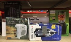 Lot 294  
            Edinburgh SR24 - Delivery Only 

                
QUANTITY OF KITCHEN & APPLIANCES ITEMS TO INCLUDE RUSSELL HOBBS STEAM IRON [3100W...