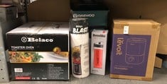 Lot 330  
            Edinburgh SR24 - Delivery Only 

                
QUANTITY OF KITCHEN & APPLIANCES ITEMS TO INCLUDE BELACO BTO-109N MINI 9L TOASTER...