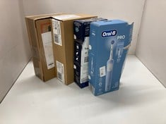 Lot 355  
            Edinburgh SR24 - Delivery Only 

                
QUANTITY OF HEALTH & BEAUTY ITEMS TO INCLUDE ORAL-B VITALITY PRO ELECTRIC TOOTHBR...