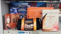 Lot 363  
            Edinburgh SR24 - Delivery Only 

                
QUANTITY OF HEALTH & BEAUTY ITEMS TO INCLUDE SANCTUARY SPA PETITE RETREAT GIFT SE...